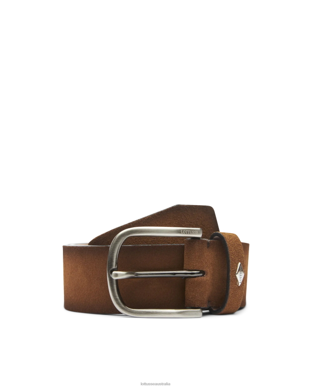 Collection Lottusse Accessories Brown NT4PP438 Cinturon Suede Calf Braided
