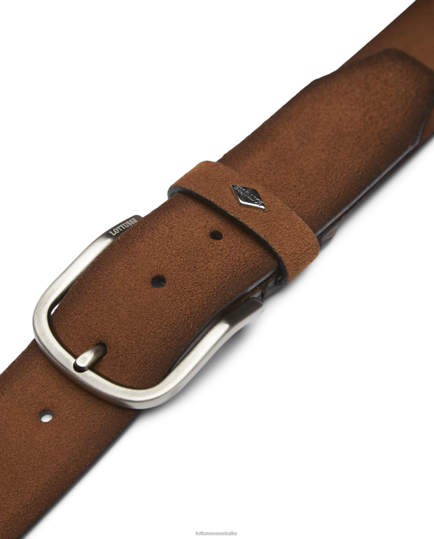 Collection Lottusse Accessories Brown NT4PP438 Cinturon Suede Calf Braided