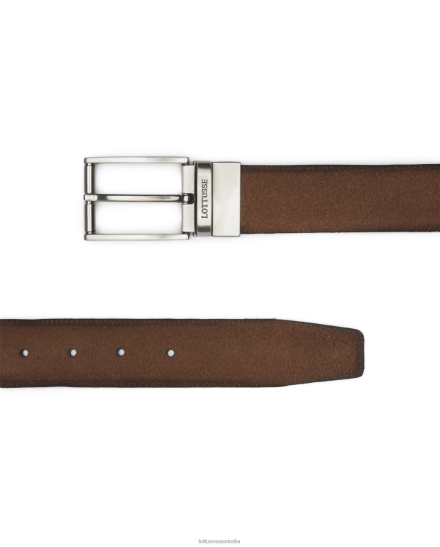 Collection Lottusse Accessories Brown NT4PP444 Cinturon Suede Calf Buckle