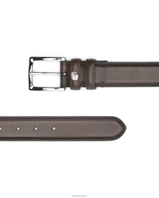 Collection Lottusse Accessories Mocha NT4PP449 Cinturon Grain Calf Buckle