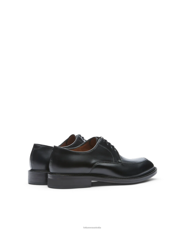 Men Lottusse Footwear Black NT4PP24 Harrys Bright Calf Derby