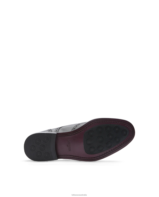 Men Lottusse Footwear Black NT4PP27 Harrys Bright Calf Derby