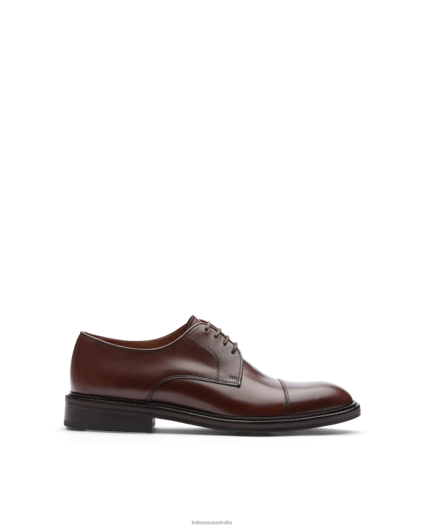 Men Lottusse Footwear Brown NT4PP26 Harrys Bright Calf Derby