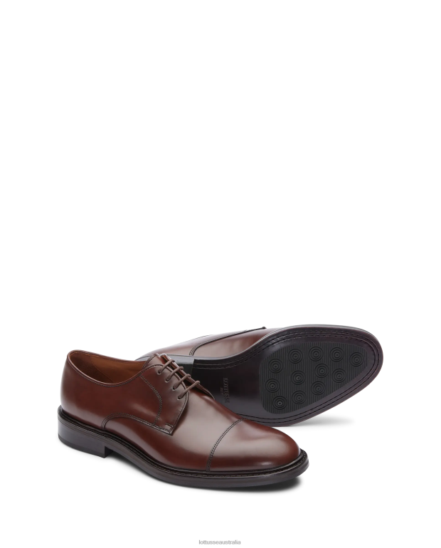Men Lottusse Footwear Brown NT4PP26 Harrys Bright Calf Derby