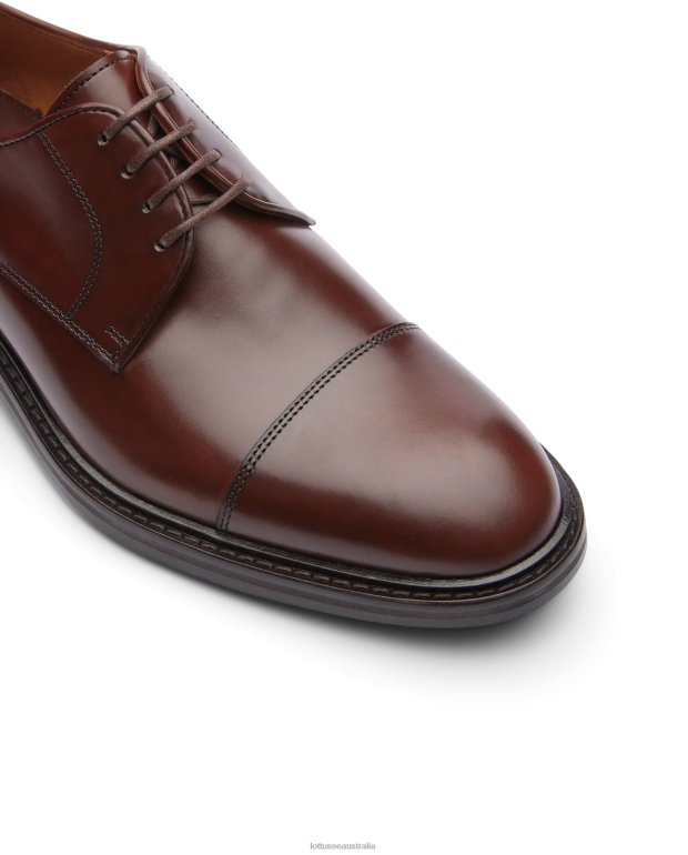 Men Lottusse Footwear Brown NT4PP26 Harrys Bright Calf Derby