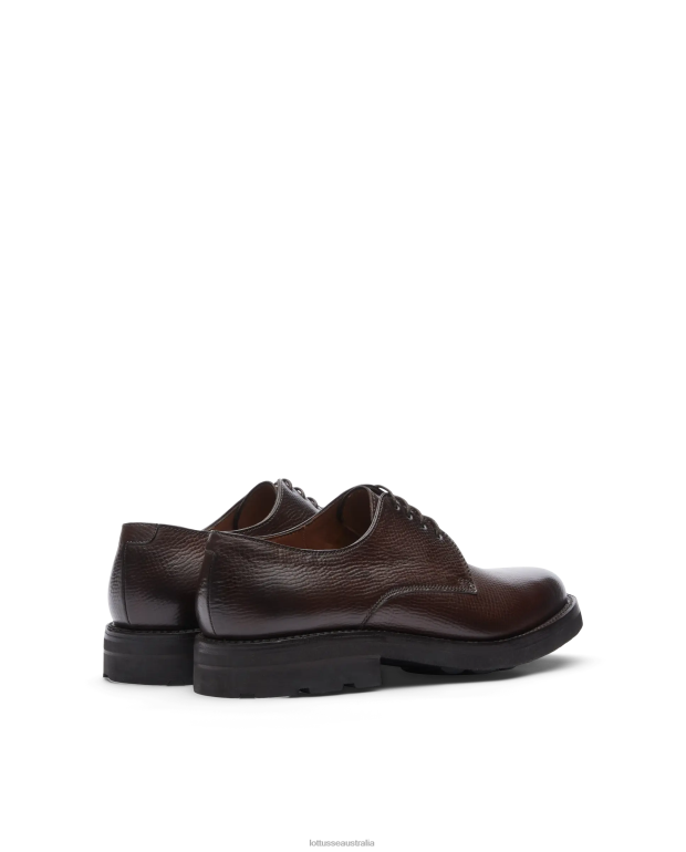 Men Lottusse Footwear Brown NT4PP53 Premium Crust Anilin Embossy Calf Debry