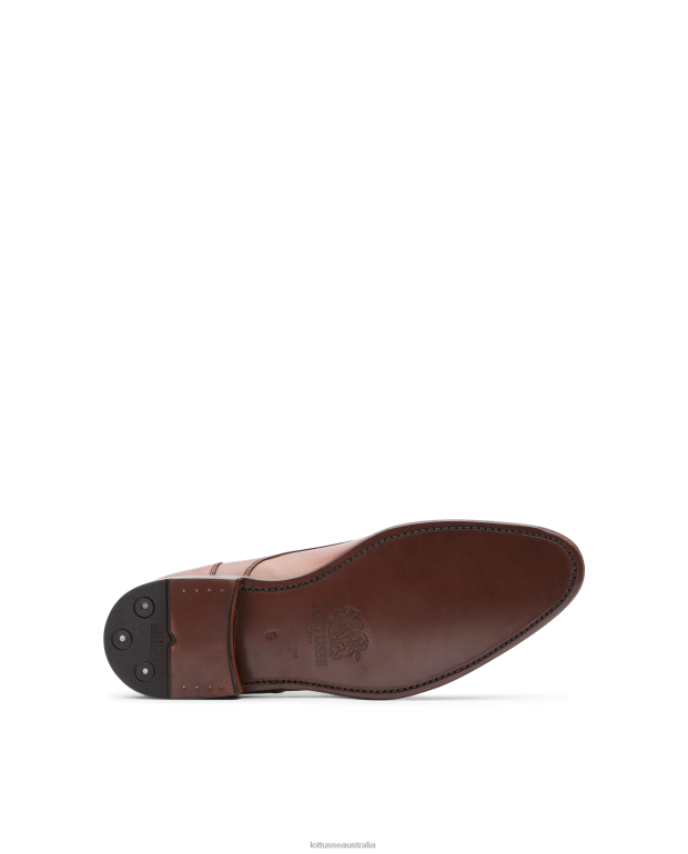 Men Lottusse Footwear Brown NT4PP66 Premium Crust Anilin Calf Derby