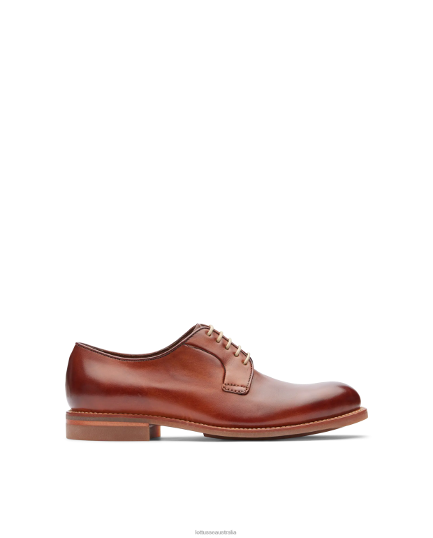 Men Lottusse Footwear Brown NT4PP68 Walton Crust Anilin Calf Derby