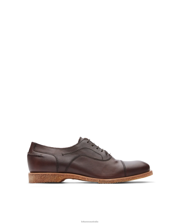 Men Lottusse Footwear Brown NT4PP85 Terra Vaqueta Soft Calf Oxford