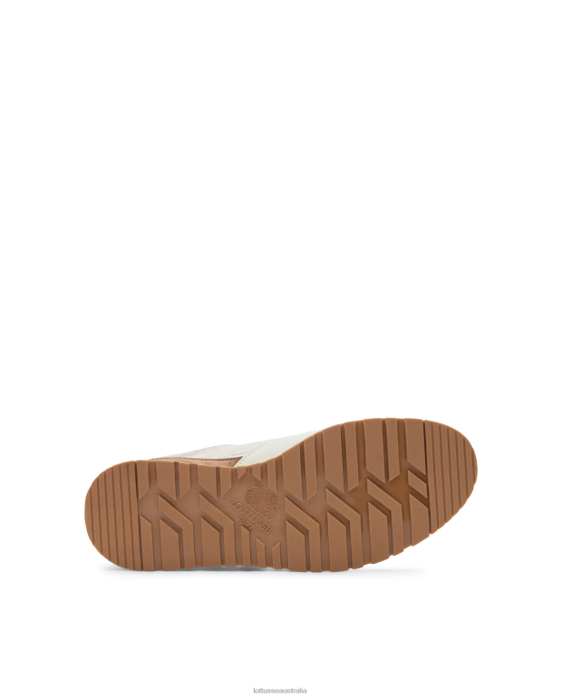 Men Lottusse Footwear Off White NT4PP194 Mancor Soft Calf Sneakers