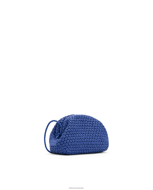 Women Lottusse Accessories Blue NT4PP348 Noodbag Merino Lamb Soft Top Handle Bag