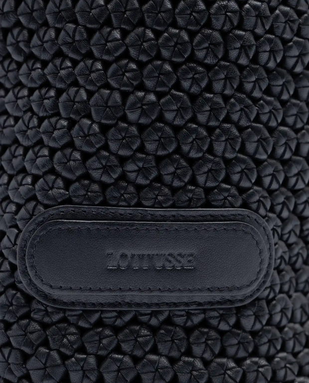 Women Lottusse Accessories Black NT4PP358 Noodbag Merino Lamb Soft Hobo