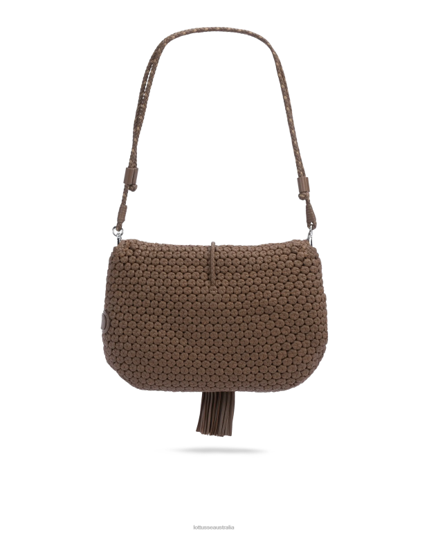 Women Lottusse Accessories Taupe NT4PP385 Noodbag Lamb Noodbag