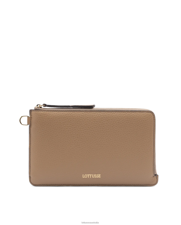 Women Lottusse Accessories Natural NT4PP369 Talaia Grain Calf Wallet