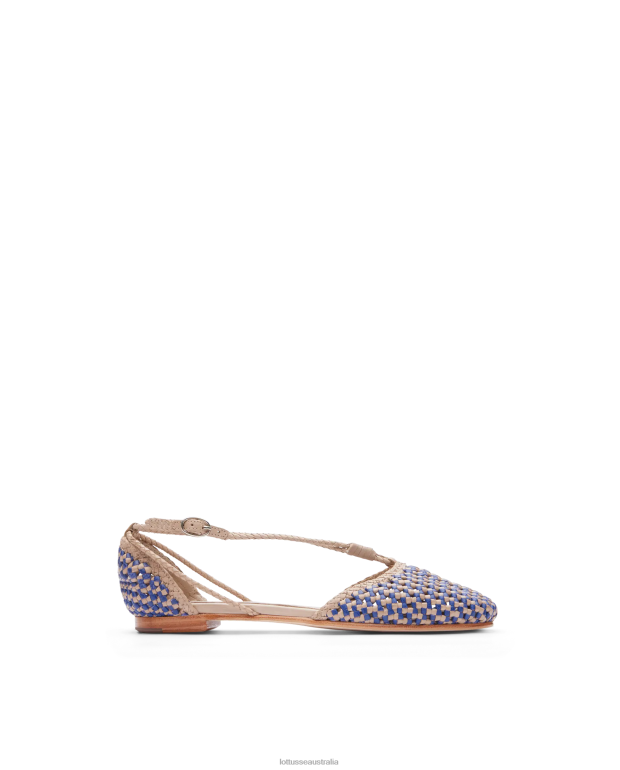 Women Lottusse Footwear Multicolour NT4PP289 Delice Lamb Mesh Leather Ballerinas