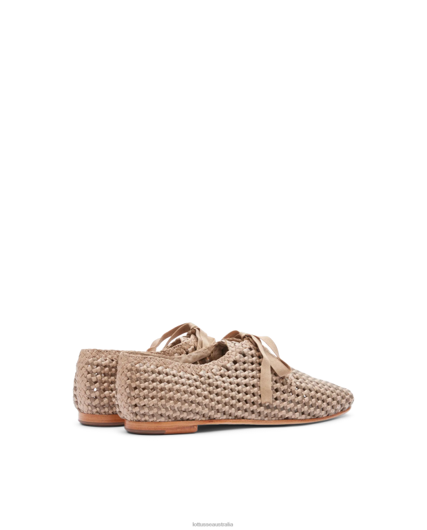 Women Lottusse Footwear Multicolour NT4PP295 Delice Lamb Mesh Leather Derby