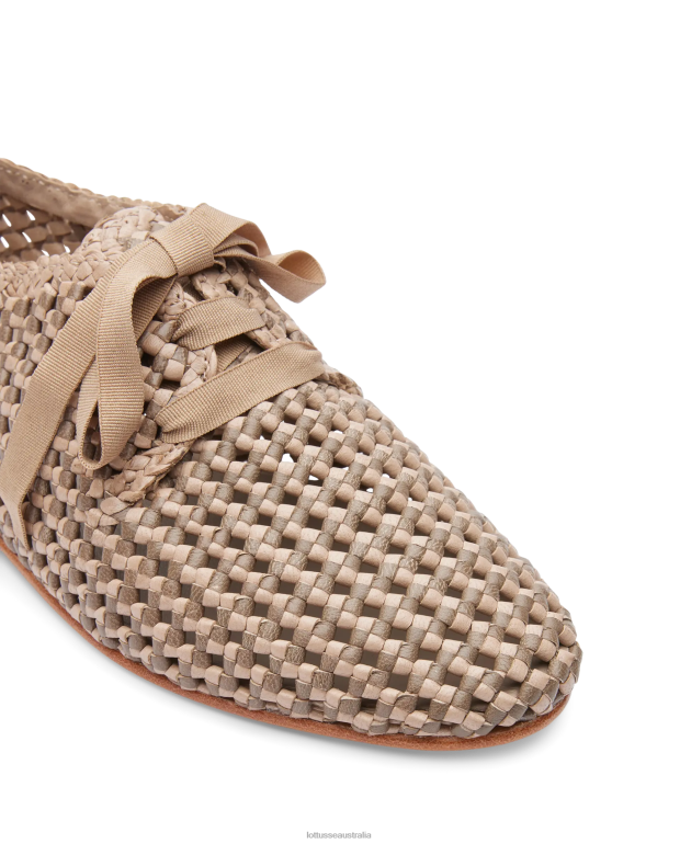 Women Lottusse Footwear Multicolour NT4PP295 Delice Lamb Mesh Leather Derby