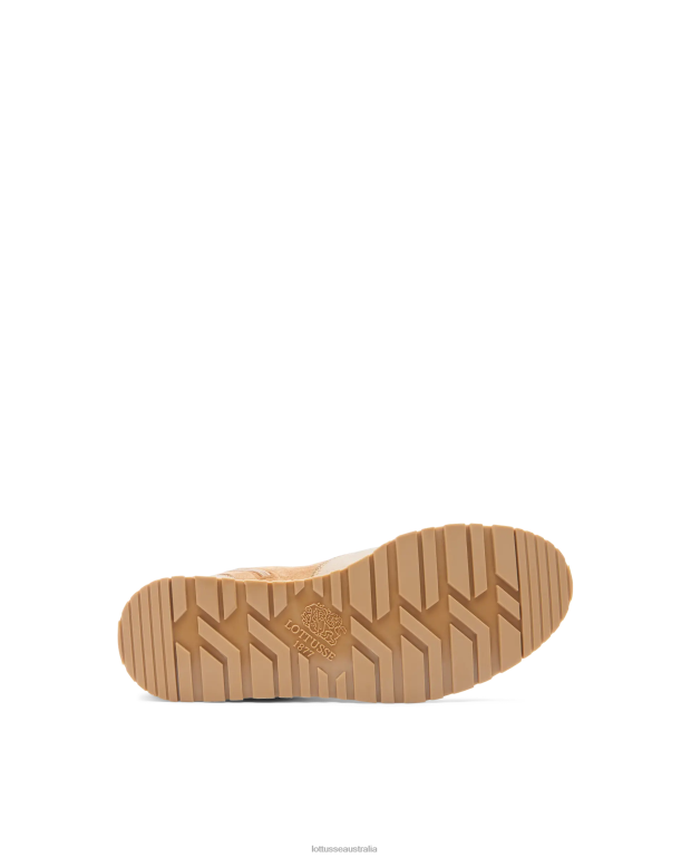 Women Lottusse Footwear Brown NT4PP412 Mancor Lamb Soft Sneakers